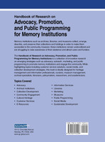 Handbook of Research on Advocacy, Promotion, and Public Programming for Memory Institutions