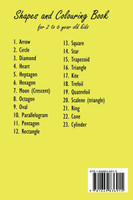 Shapes Colouring Book for 2 to 6 Year Old Kids