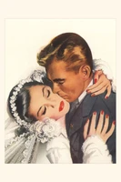 Vintage Journal Wedding Kiss