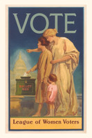 Vintage Journal Voting Poster