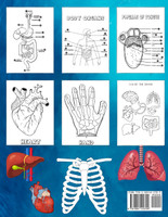Human Body coloring & Activity Book for Kids| Simple Book to Learn About the Human Body