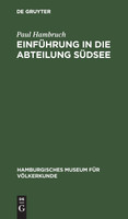 Einführung in die Abteilung Südsee