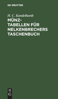 Münz-Tabellen für Nelkenbrechers Taschenbuch