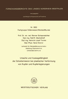 Ursache und Aussagefähigkeit der Schallemission bei plastischer Verformung von Kupfer und Kupferlegierungen