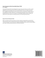 Asian Development Bank Sustainability Report 2020