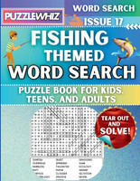 Fishing - Themed Word Search - Fun & Educational Puzzles for Kids, Teens, and Adults (Large Print Edition)