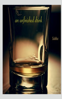 an unfinished drink