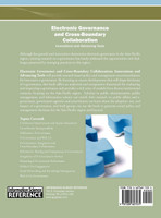 Electronic Governance and Cross-Boundary Collaboration