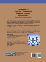 Techniques for Fostering Collaboration in Online Learning Communities