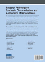 Research Anthology on Synthesis, Characterization, and Applications of Nanomaterials, VOL 1