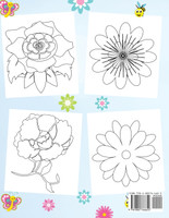 Easy Flowers Coloring Book For Toddlers