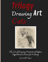 Trilogy Drawing Art Cats