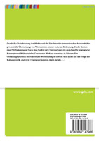 Das Übersetzen von Werbetexten. Auf der Suche nach einem geeigneten Übersetzungsverfahren