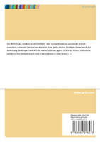 Unternehmensbewertung bei Krisenunternehmen