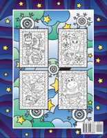 Stained Glass Coloring Book - Cute Animals Designs