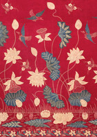 Journal Sarong Buketan with Lotuses, Lined Paperback