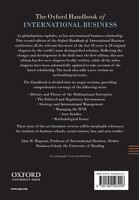 Oxford Handbook of International Business