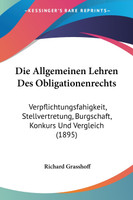 Die Allgemeinen Lehren Des Obligationenrechts