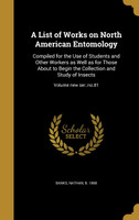 A List of Works on North American Entomology