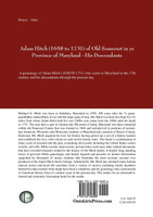 Adam Hitch of Old Somerset in ye Province of Maryland