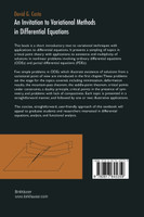An Invitation to Variational Methods in Differential Equations