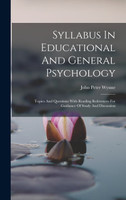 Syllabus In Educational And General Psychology