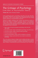 The Critique of Psychology