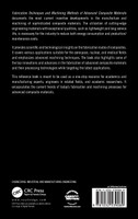Fabrication Techniques and Machining Methods of Advanced Composite Materials