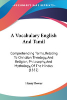 A Vocabulary English And Tamil