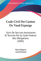 Code Civil Du Canton De Vaud Expurge