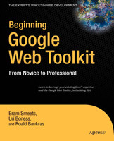 Beginning Google Web Toolkit