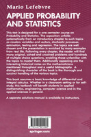 Applied Probability and Statistics