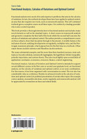 Functional Analysis, Calculus of Variations and Optimal Control