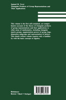 Triangular Products of Group Representations and Their Applications