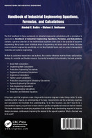 Handbook of Industrial Engineering Equations, Formulas, and Calculations