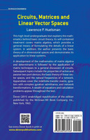 Circuits, Matrices and Linear Vector Spaces