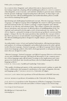 Minority Languages, National Languages, and Official Language Policies