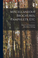 Miscellaneous Brochures, Pamphlets, Etc