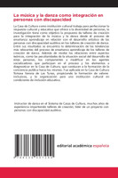 La música y la danza como integración en personas con discapacidad