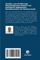 Studien zum Ernährungs Physiologischen Nutzen von biologisch abgebauten Maniokschalen für Mutterschafe