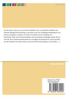 Wie können Shareholder-Values und unternehmerische Investitionsentscheidungen beeinflusst werden? Die Neue Institutionenökonomik als Grundlage