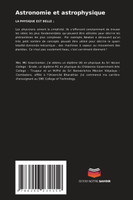 Astronomie et astrophysique