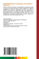 INDEPENDÊNCIA FUNCIONAL DO DOENTE PÓS AVC