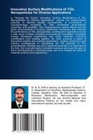 Innovative Surface Modifications of TiO₂ Nanoparticles for Diverse Applications