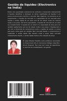 Gestão da liquidez (Eloctronics na Índia)