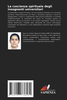 La coscienza spirituale degli insegnanti universitari