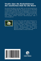 Studie über die Risikofaktoren der westlichen Diät für die Niere