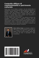 Controllo diffuso di costituzionalità e patrimonio culturale