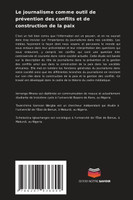 Le journalisme comme outil de prévention des conflits et de construction de la paix