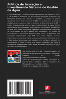 Política de Inovação e Investimento Sistema de Gestão da Água
